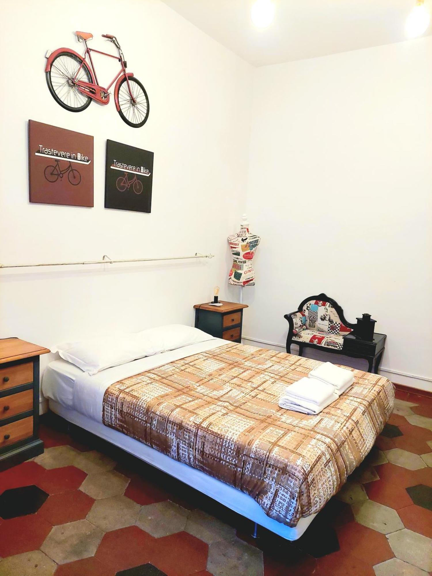 Trastevere In Bike - Con Wi-Fi E Ac Rome Exterior photo
